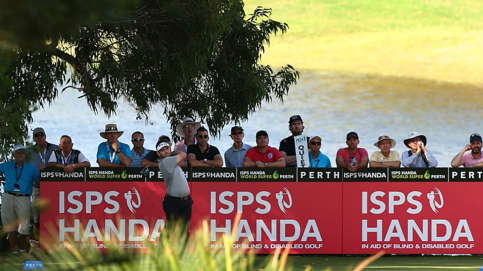 Louis Oosthuizen at the ISPS HANDA World Super 6 Perth