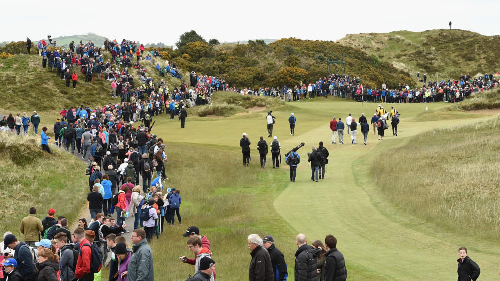 Crowds at Royal County Down