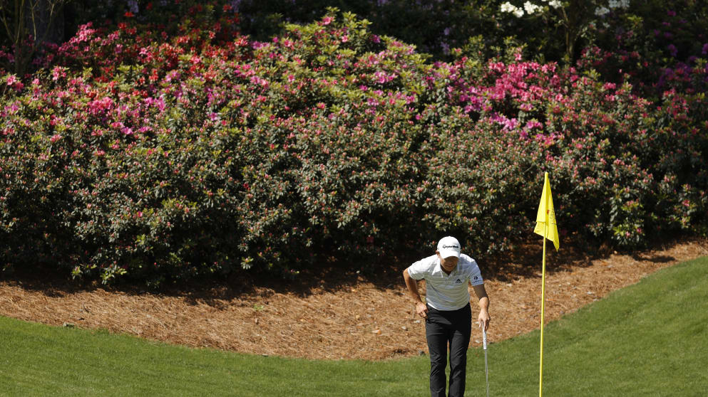 Collin Morikawa 2021 Masters practice