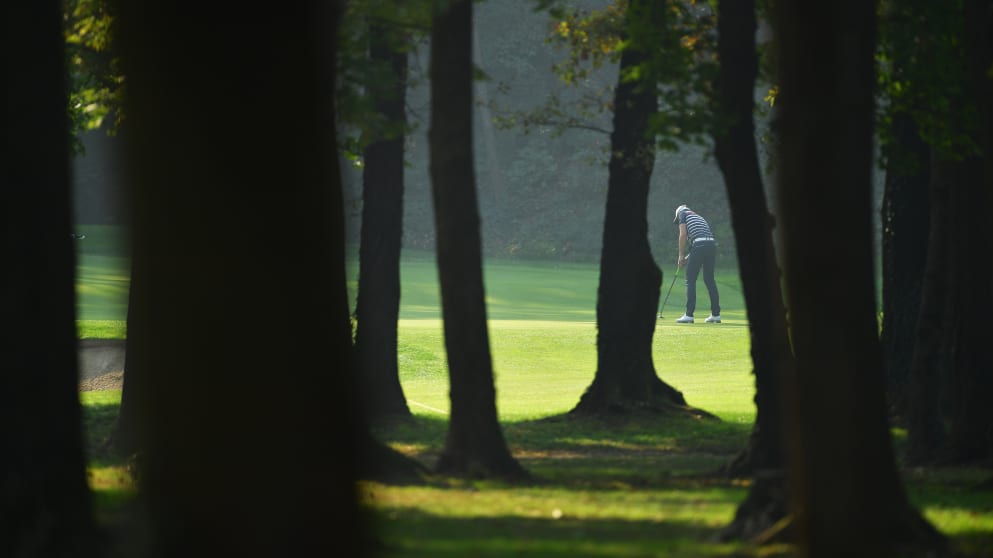 Alexander Bjork during the 2017 Italian Open 