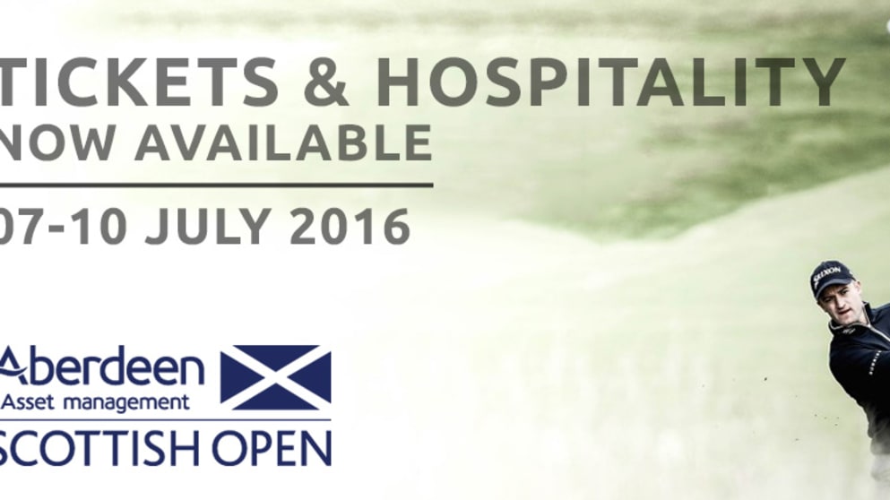 Scottish Open Ticket Banner