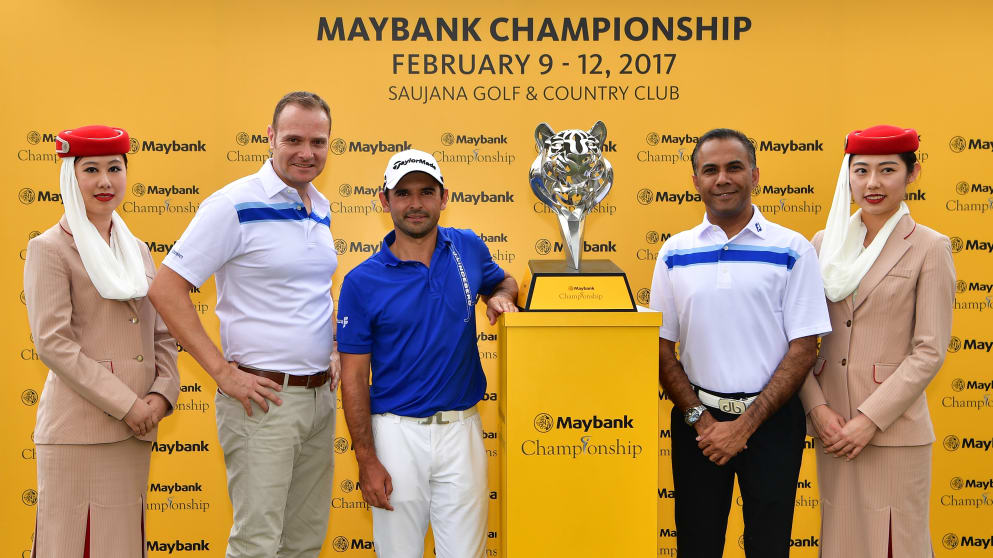 Fabrizio Zanotti with the Maybank Championship trophy