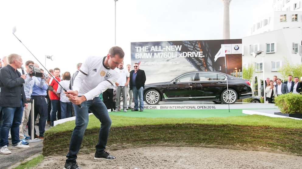 Max Kieffer at the BMW International Open launch party