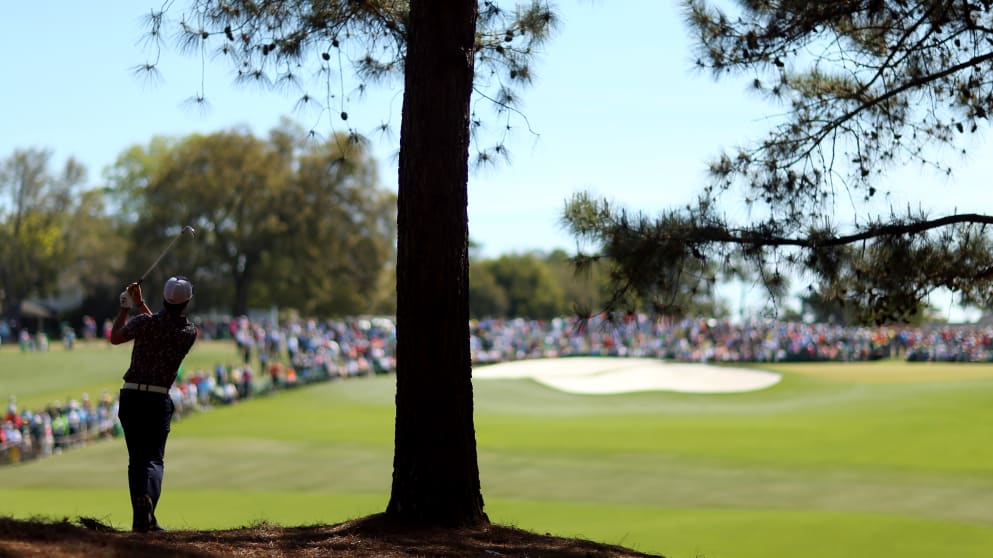 A view to the ninth green