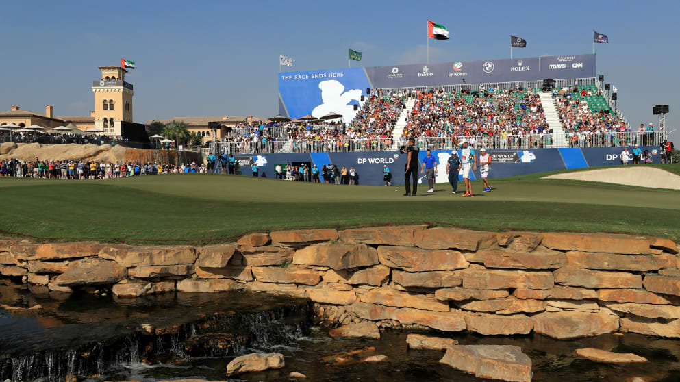 The Earth Course's 18th hole 