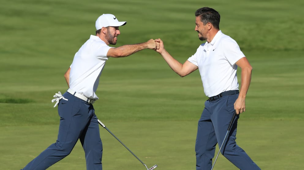 Romain Wattel and Michael Lorenzo-Vera celebrate 