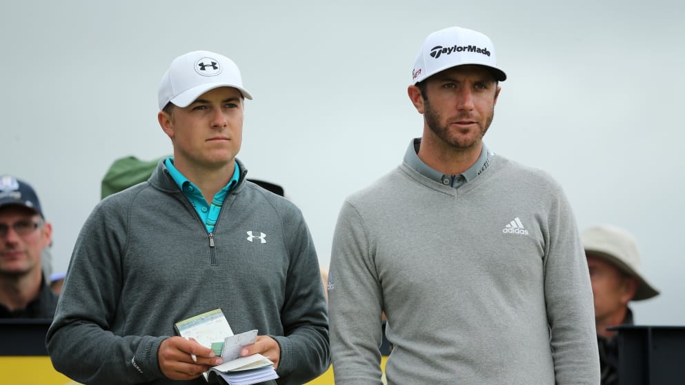 Jordan Spieth and Dustin Johnson