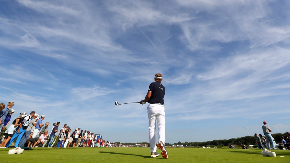 Joost Luiten - in action on Moving Day at the KLM Open