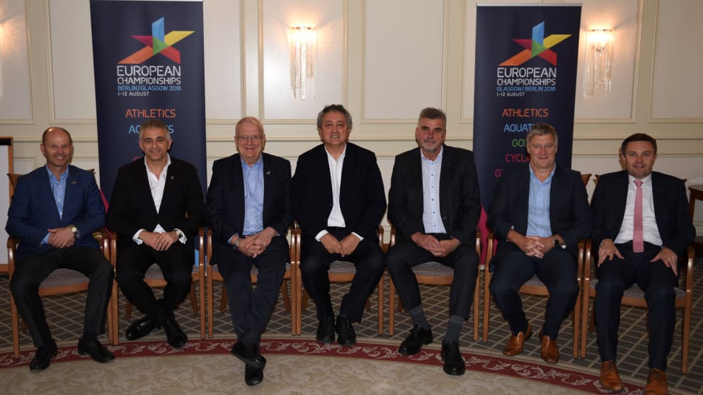 The European Sports Federation members of the European Championships Board, including European Athletics President Svein Arne Hansen, met in Berlin