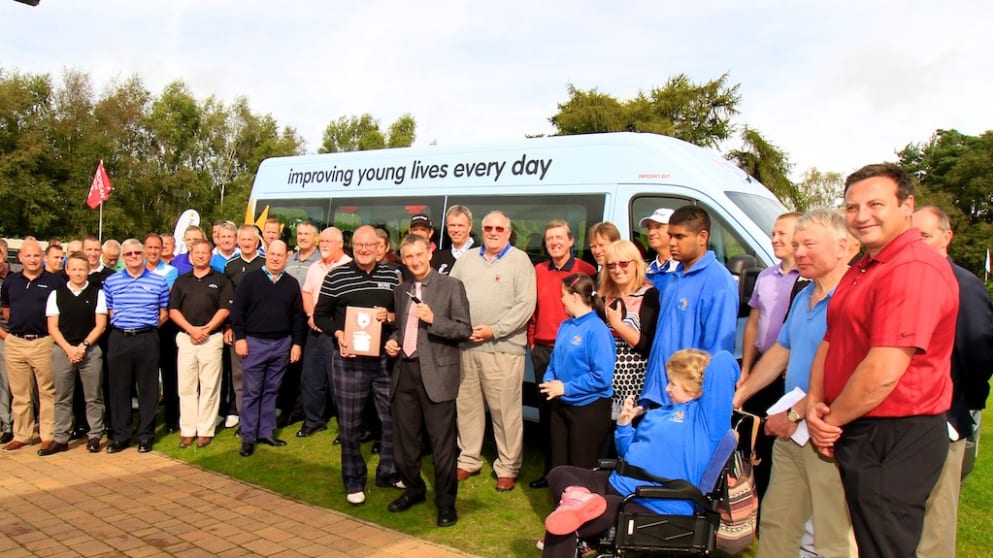 Varity Golf Club Society presentation at the Travis Perkins Masters