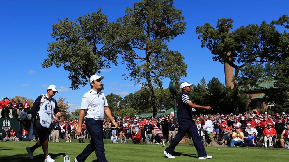 Francesco Molinari & Tiger Woods 