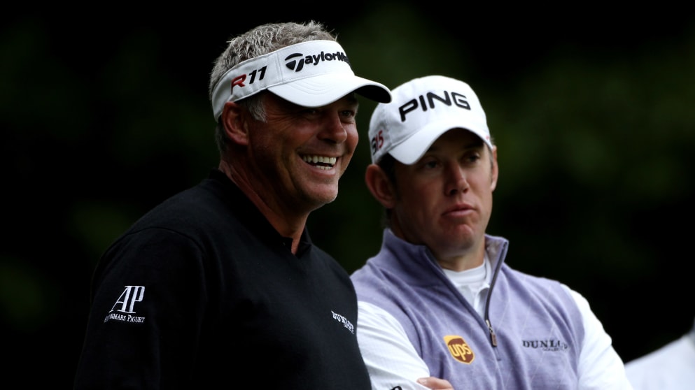 Darren Clarke and Lee Westwood
