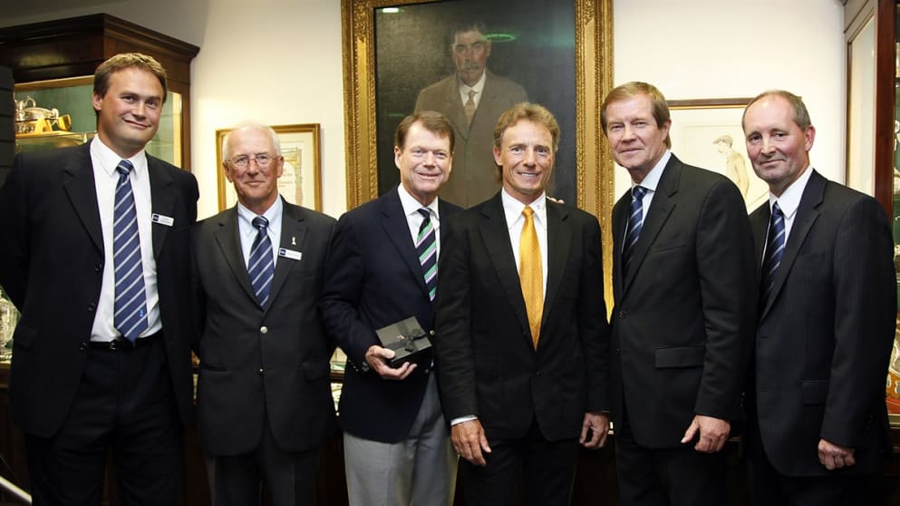Rolex Senior Open sponsorship announcement (pic by Phil Inglis/Getty Images).