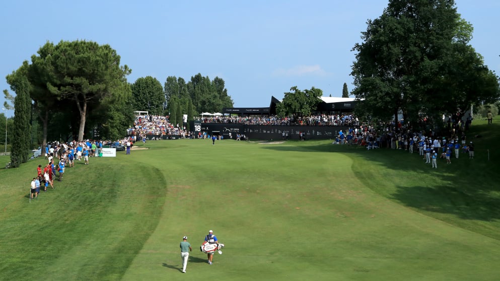 Thorbjorn Olesen at the Italian Open