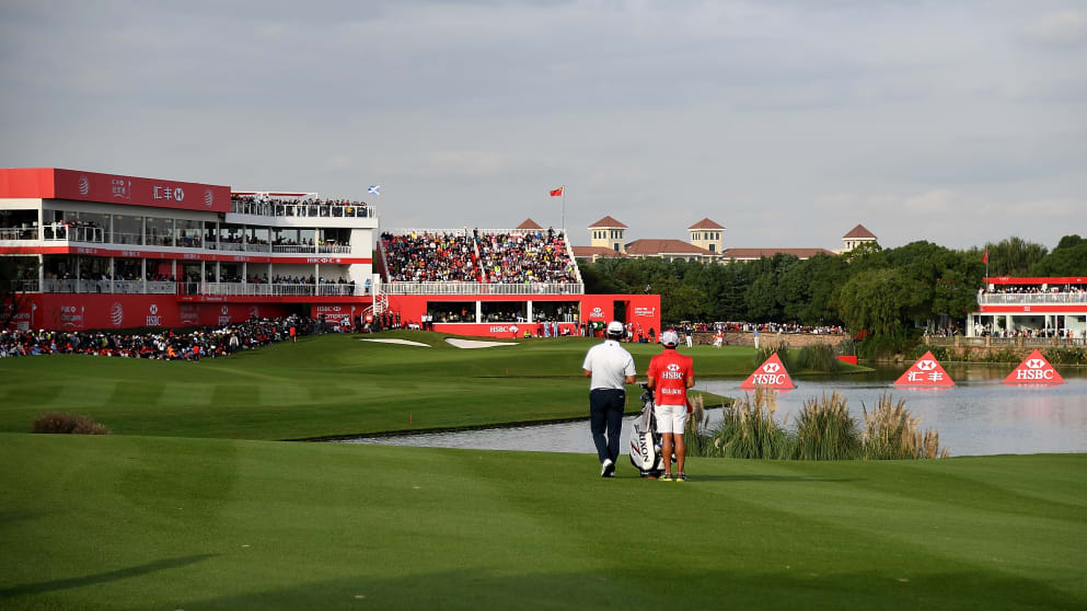 Hideki Matsuyama during the WGC-HSBC Champions