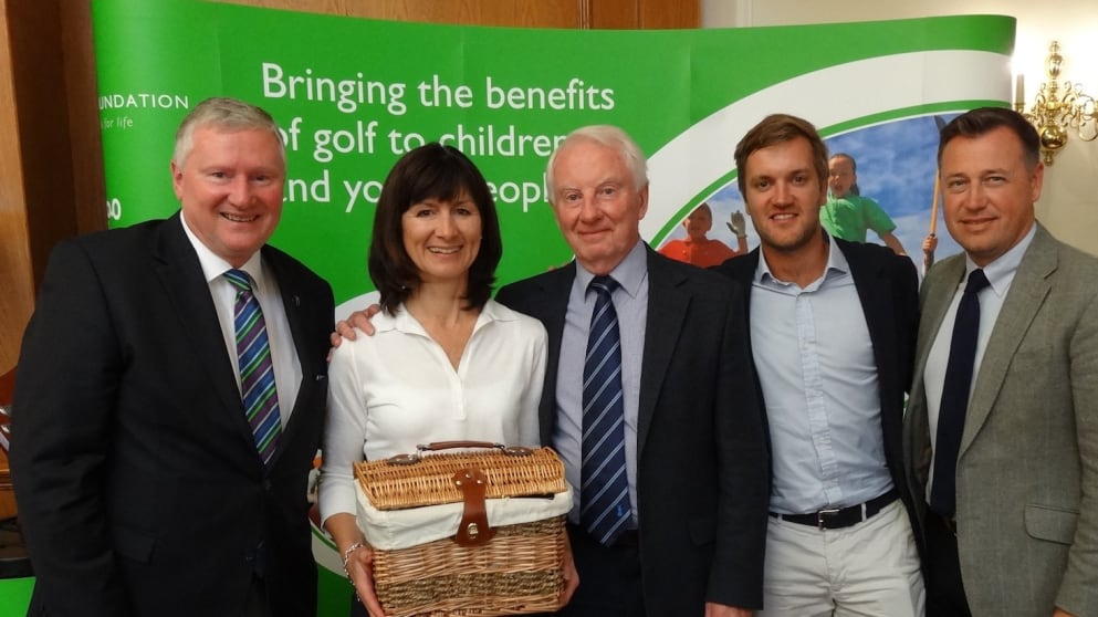 Runners-up om the Golf Foundation Pro-Am, the European Tour