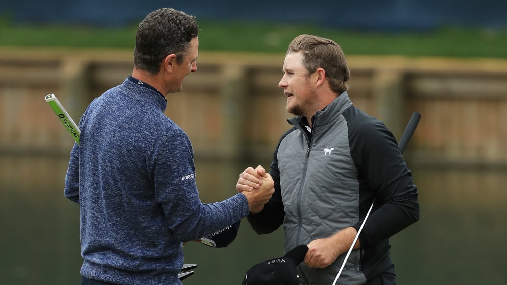 Justin Rose and Eddie Pepperell