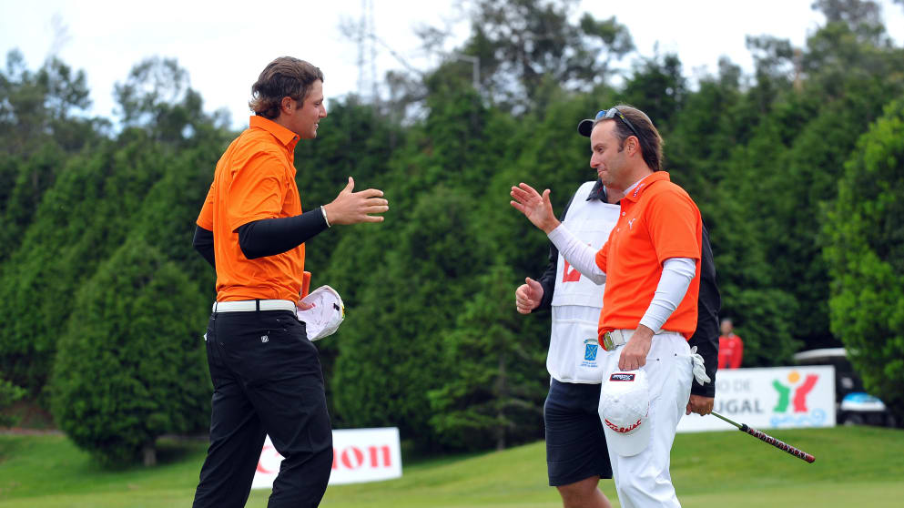 Peter Uihlein (L) 