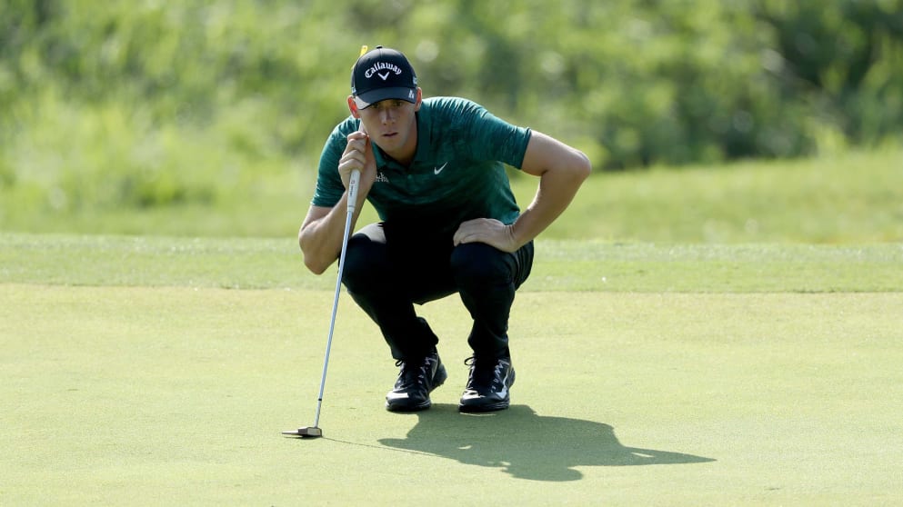 Thomas Pieters at the US PGA