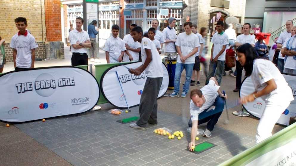 Golf Roots at Spitalfields Market