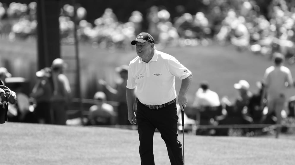 Ian Woosnam 2021 Masters bw