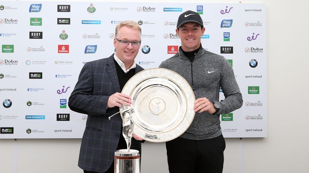Keith Pelley and Rory McIlroy