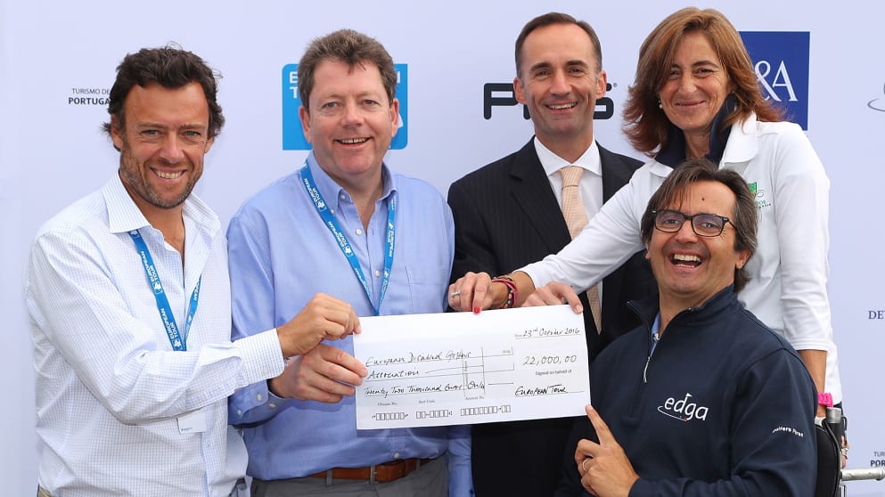EDGA is the Official Charity of the Portugal Masters