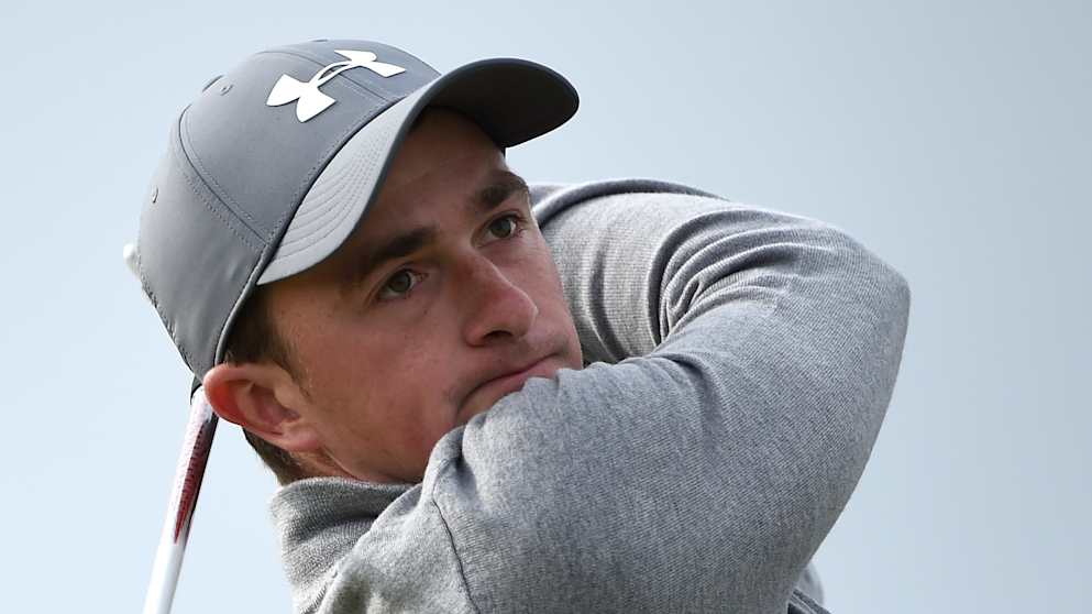 Paul Dunne in action at St Andrews