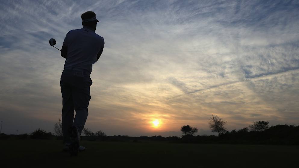 Soren Kjeldsen at the NBO Oman Open