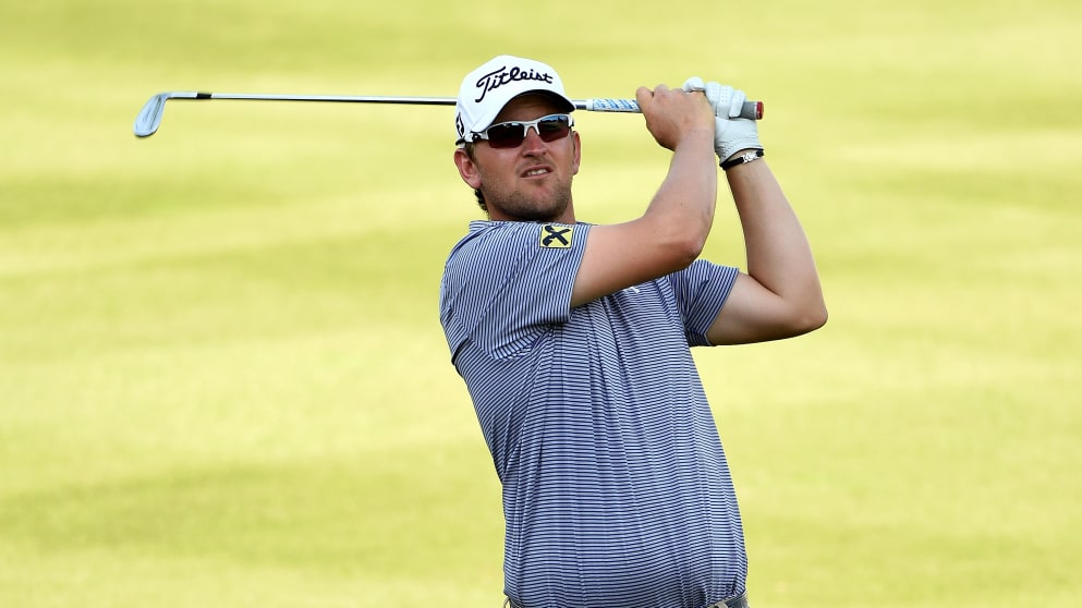 Bernd Wiesberger - leading after the first day of the Omega Dubai Desert Classic