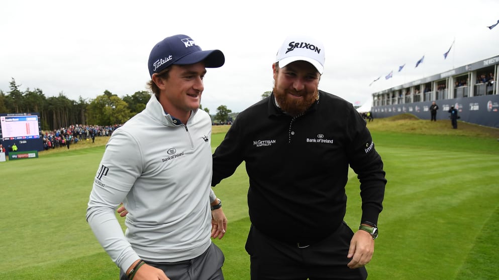 Paul Dunne and Shane Lowry