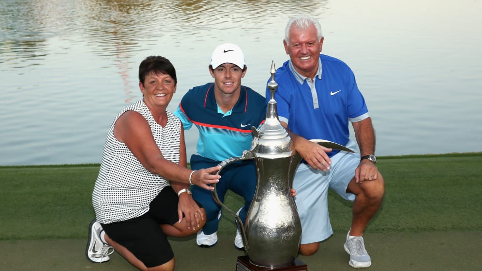 Rory McIlroy and family
