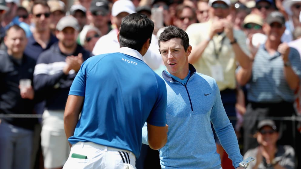 Jason Day and Rory McIlroy