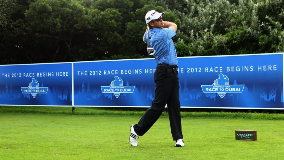 Retief Goosen starts the 2012 Race to Dubai