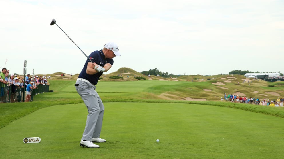 James Morrison - going well in the early stages of the 2015 US PGA Championship