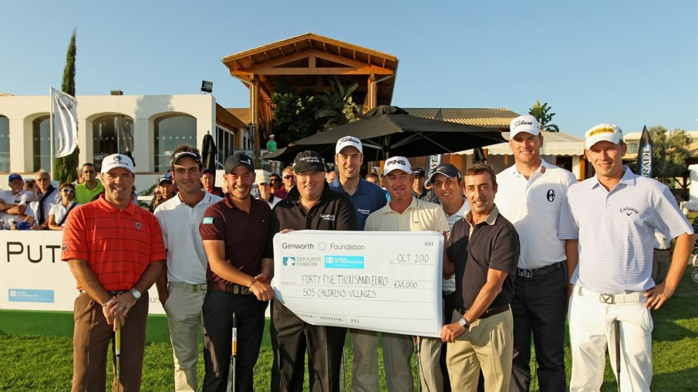 Genworth Financial cheque presentation