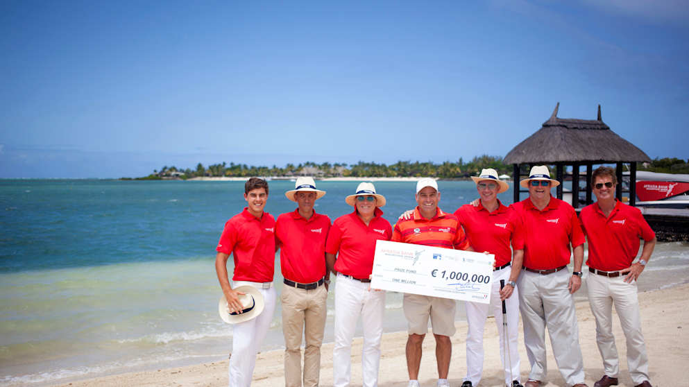 Ludovic Bax, Christophe Cure, Arnaud Martin, Hennie Otto, James Benoit, Grant Wilson and Jean-Pierre Dalais     