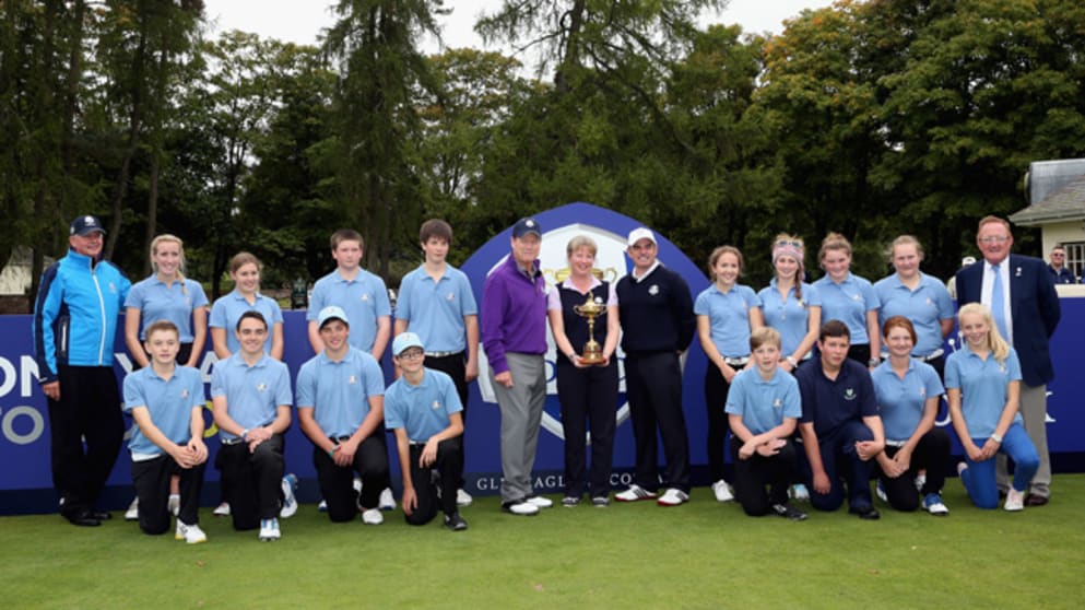 Clubgolf Juniors prepare to take on the Ryder Cup Captains