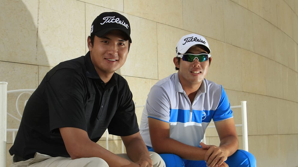 (L-R) Sihwan Kim and Byeong-hun An