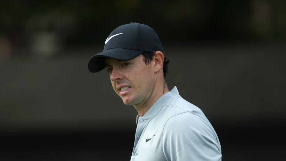 Rory McIlroy on the second hole at Oakmont