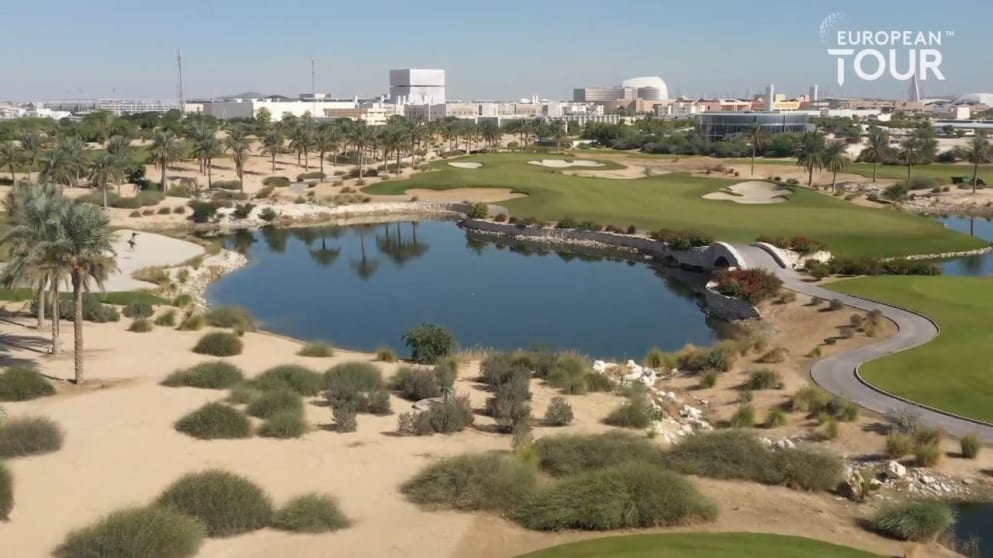 Drone Footage of Education City Golf Club - Commercial Bank Qatar Masters