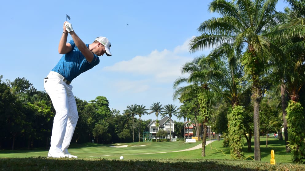 Danny Willett during the Maybank Championship first round