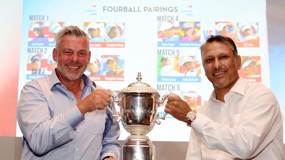 Darren Clarke and Jeev Milkha Singh