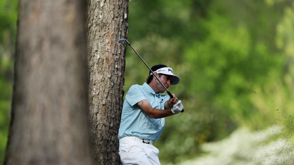 Bubba Watson on the 11th hole