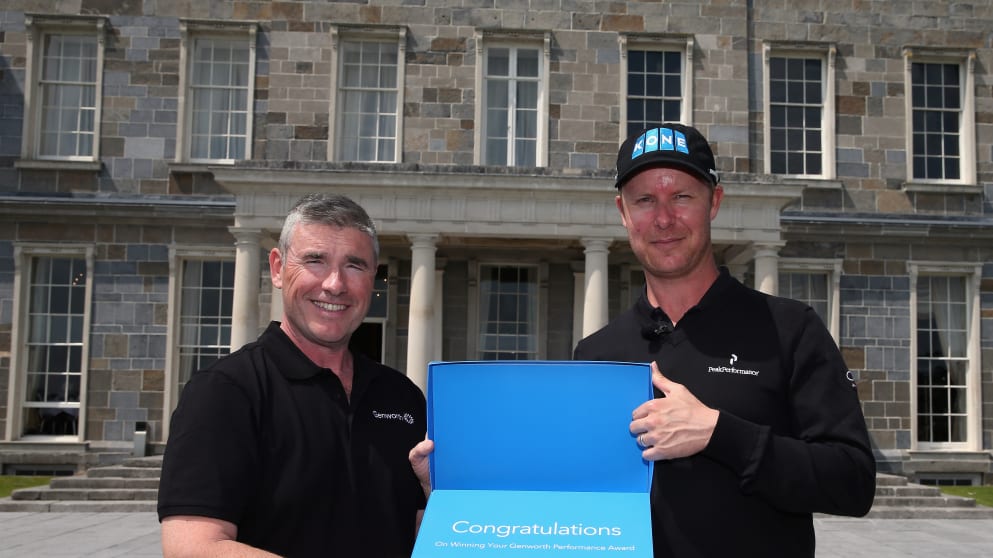 Mikko Ilonen and Redmond McDonnell, Genworth's Managing Director of UK / Ireland, Lifestyle Protection / Mortgage Insurance