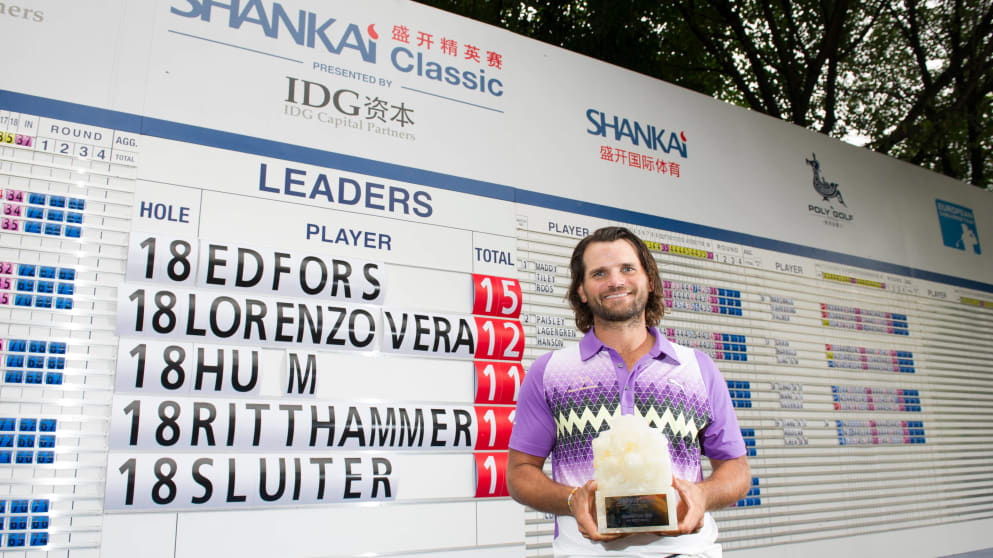 Johan Edfors - Shankai Classic presented by IDG Champion, 2014