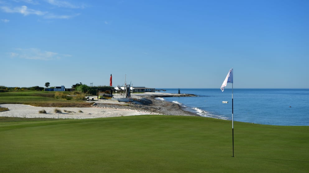 The 15th hole at Verdura Resort