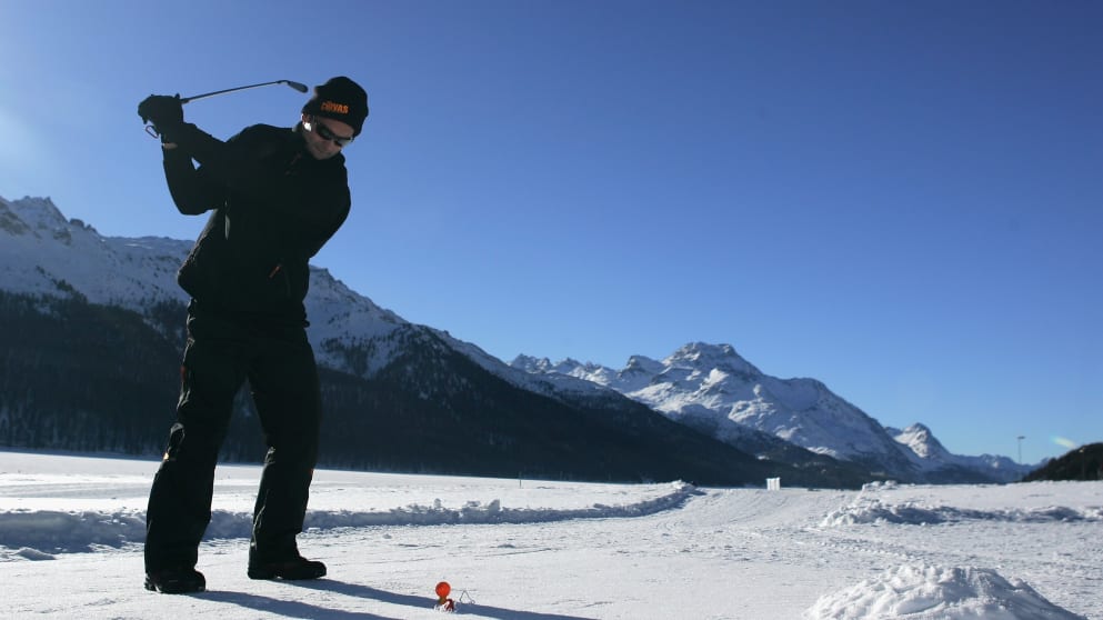 Snow golf