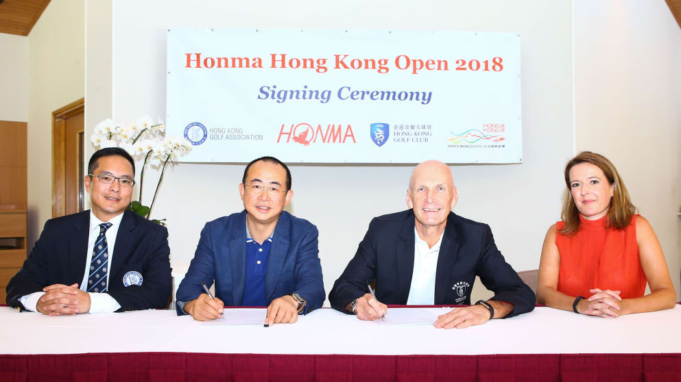Honma Hong Kong Open Official Signing Ceremony.