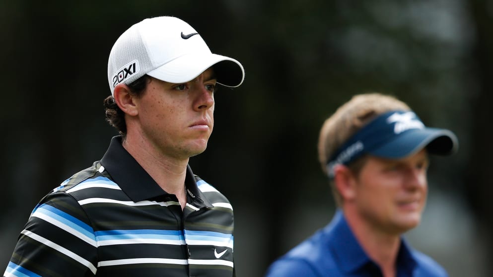 Rory McIroy and Luke Donald